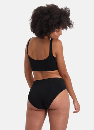 Bamboo Basics bh topje seamless knitted padded bra black dames FLEUR-001 Bamboo Basics brassière seamless knitted padded bra black femmes
