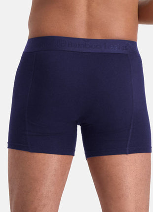Bamboo Basics short 3 pack knitted boxershorts navy heren JAMES-001 Bamboo Basics boxer lot 3 knitted boxershorts navy hommes