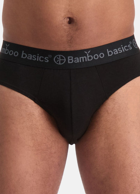 Bamboo Basics slip 3 pack knitted brief black heren JAMES-001 Bamboo Basics slip lot de 3 knitted brief black hommes