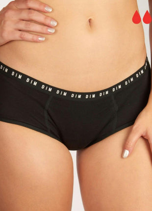 Dim menstruatie slip period panty protect high flow black dames D0AYB-0HZ Dim slip menstruel period panty protect high flow black femmes
