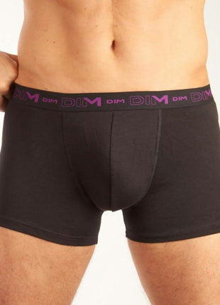 Dim short 3 pack cotton stretch boxer black / multi heren D6596-5HZ Dim boxer lot de 3 cotton stretch boxer black / multi hommes