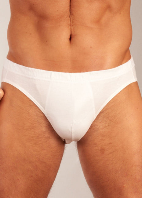 Dulcia slip 6 pack atletic cotton mini white heren 905-8880-white-x6 Dulcia slip lot de 6 atletic cotton mini white hommes