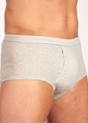 Dulcia slip 6 pack basic cotton 1-1 rib grey heren 695-0992-grey-x6 Dulcia slip lot de 6 basic cotton 1-1 rib grey hommes