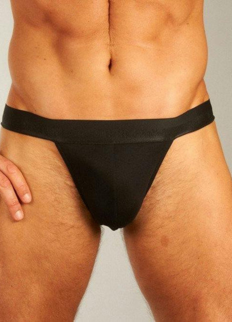 Hom slip classic tanga briefs black heren 400413-0004 Hom slip classic tanga briefs black hommes
