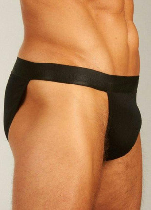 Hom slip classic tanga briefs black heren 400413-0004 Hom slip classic tanga briefs black hommes
