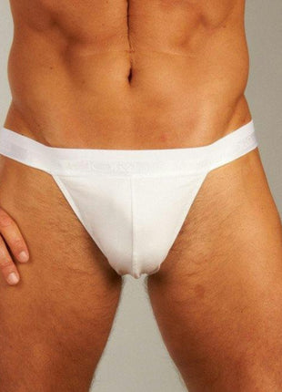 Hom slip classic tanga briefs white heren 400413-0003 Hom slip classic tanga briefs white hommes
