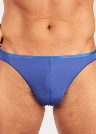 Hom slip plumes micro briefs blue heren 404756-00BI Hom slip plumes micro briefs blue hommes
