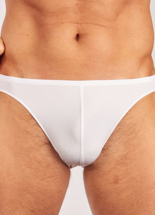 Hom slip plumes micro briefs white heren 404756-0003 Hom slip plumes micro briefs white hommes
