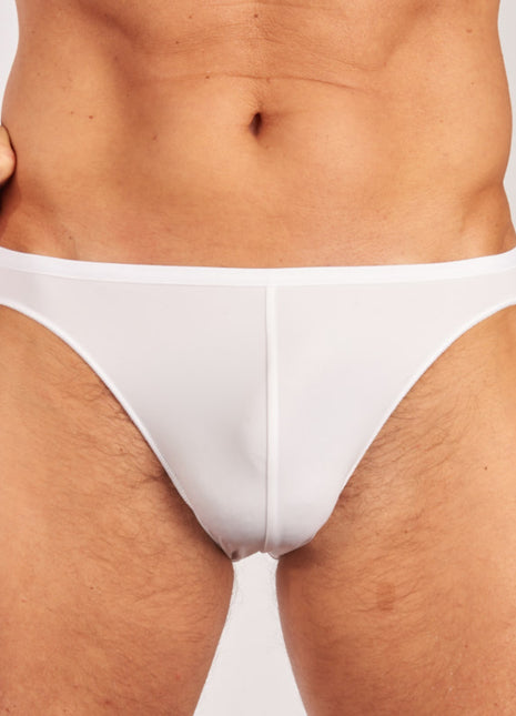 Hom slip plumes micro briefs white heren 404756-0003 Hom slip plumes micro briefs white hommes
