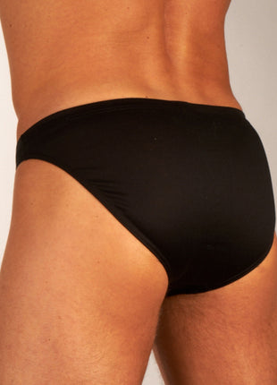 Hom slip premium cotton comfort micro briefs black heren 359699-0004 Hom slip premium cotton comfort micro briefs black hommes
