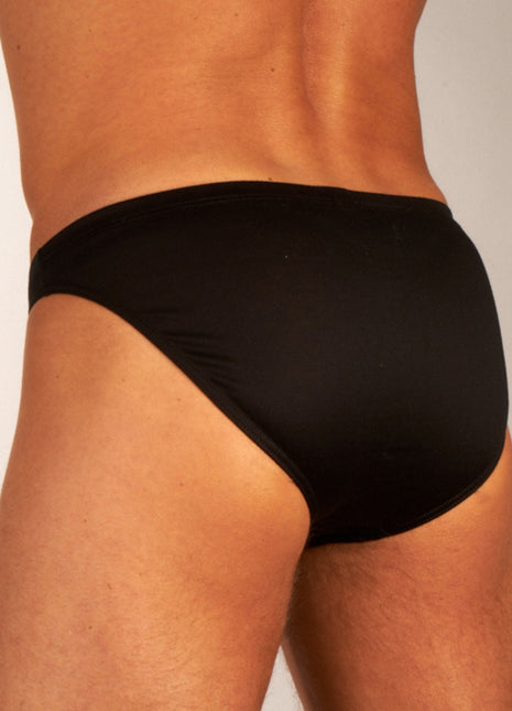 Hom slip premium cotton comfort micro briefs black heren 359699-0004 Hom slip premium cotton comfort micro briefs black hommes
