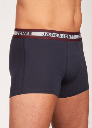 Jack & Jones short 5 pack jacoliver trunks multi heren 12165348-3228265 Jack & Jones boxer lot de 5 jacoliver trunks multi hommes
