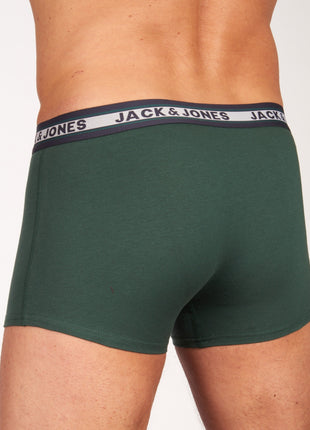 Jack & Jones short 5 pack jacoliver trunks multi heren 12165348-3228265 Jack & Jones boxer lot de 5 jacoliver trunks multi hommes
