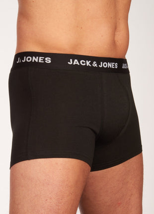 Jack & Jones short 7 pack jachuey trunks black heren 12171258-3327169 Jack & Jones boxer lot de 7 jachuey trunks black hommes
