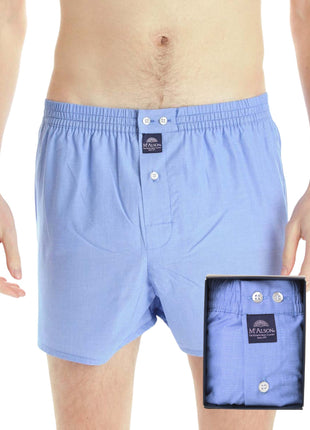 McAlson wijde boxershort classic baby blue heren M0200 McAlson caleçon classic baby blue hommes
