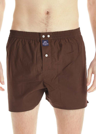 McAlson wijde boxershort classic brown heren M0108 McAlson caleçon classic brown hommes
