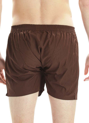 McAlson wijde boxershort classic brown heren M0108 McAlson caleçon classic brown hommes
