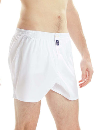 McAlson wijde boxershort classic white heren M0100 McAlson caleçon classic white hommes
