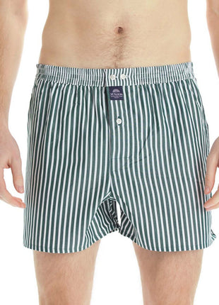 McAlson wijde boxershort striped green heren M0243 McAlson caleçon striped green hommes
