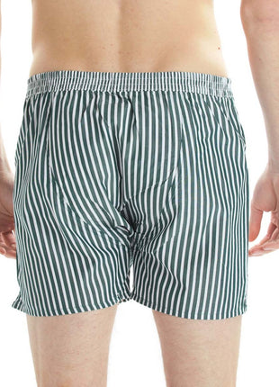 McAlson wijde boxershort striped green heren M0243 McAlson caleçon striped green hommes
