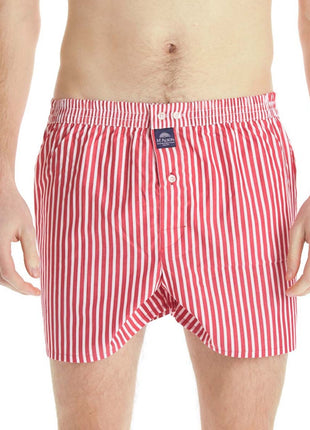 McAlson wijde boxershort striped red heren M0236 McAlson caleçon striped red hommes
