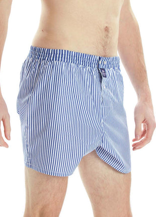 McAlson wijde boxershort striped royal blue heren M0241 McAlson caleçon striped royal blue hommes
