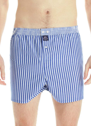 McAlson wijde boxershort striped royal blue heren M0242 McAlson caleçon striped royal blue hommes
