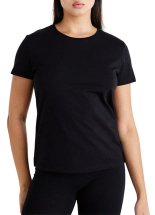 Pieces t-shirt ronde hals 2 pack pcamira tee black / bright white dames 17154618-4642521 Pieces t-shirt col rond lot de 2 pcamira tee black / bright white femmes
