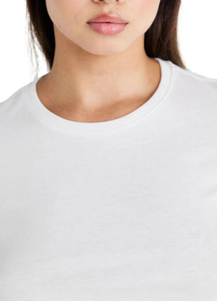 Pieces t-shirt ronde hals 2 pack pcamira tee black / bright white dames 17154618-4642521 Pieces t-shirt col rond lot de 2 pcamira tee black / bright white femmes
