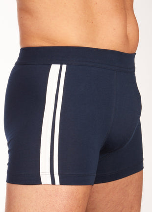 Schiesser short 3 pack 95/5 organic cotton boxer briefs dark blue heren 173816-803 Schiesser boxer lot de 3 95/5 organic cotton boxer briefs dark blue hommes

