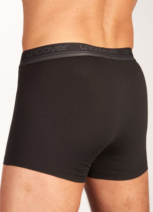 Schiesser short 3 pack uncover boxer briefs black heren 173905-000 Schiesser boxer lot de 3 uncover boxer briefs black hommes
