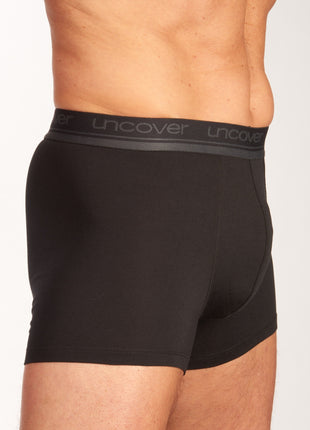 Schiesser short 3 pack uncover boxer briefs black heren 173905-000 Schiesser boxer lot de 3 uncover boxer briefs black hommes
