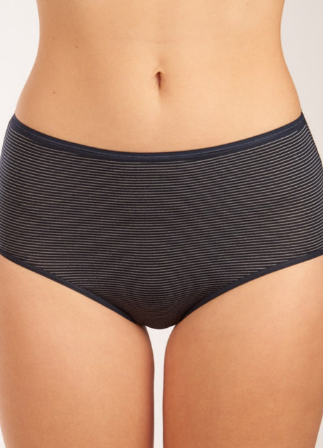 Schiesser slip 2 pack modal essentials midi panties midnight blue dames 162893-804 Schiesser slip lot de 2 modal essentials midi panties midnight blue femmes
