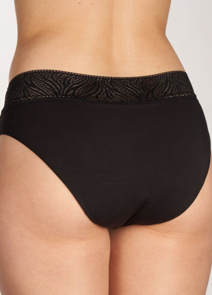 Sloggi menstruatie slip period pants tai heavy black dames 10216194-0004 Sloggi slip menstruel period pants tai heavy black femmes
