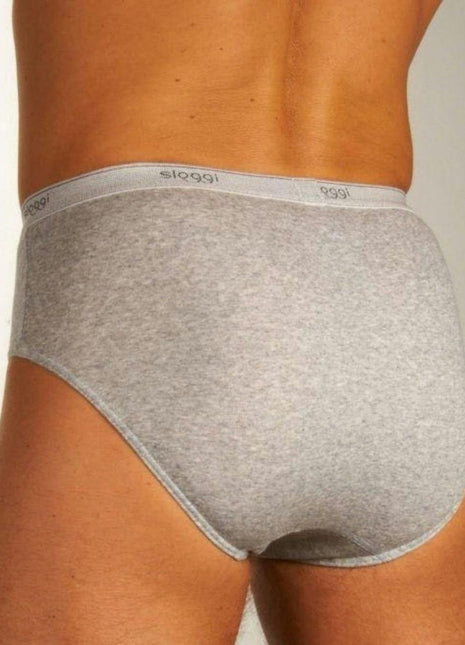 Sloggi slip basic midi grey heren 10004712-0034 Sloggi slip basic midi grey hommes